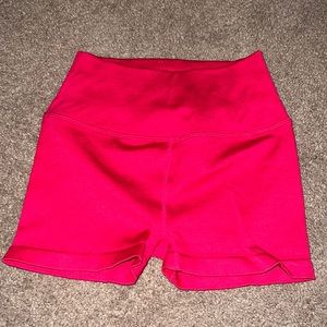 Spiritual gangster x Pink biker shorts xs/s